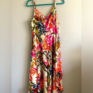 Multi colored one piece pants/dress